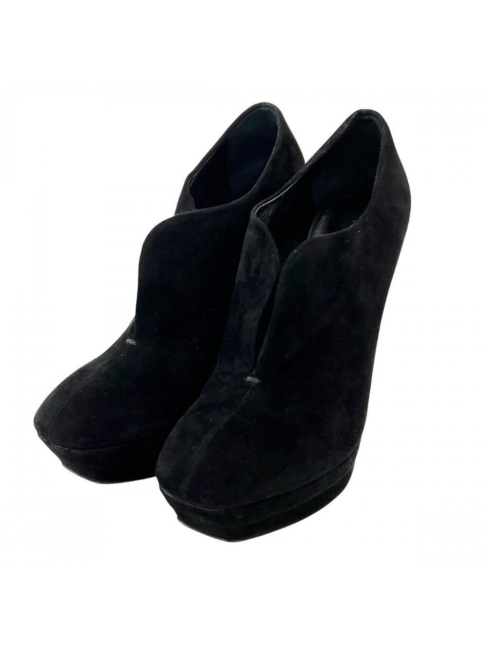 Bottega Veneta Boots High Heels Suede Black